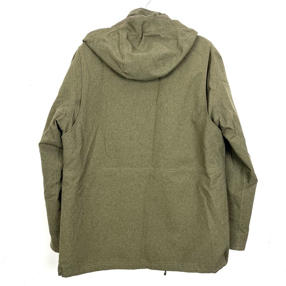 L.L.Bean Olive Green 3-In-1 Tek All Season Jacket Hooded Coat Men's Medium - Picture 14 of 15